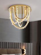 Crystal Strand Ceiling Light