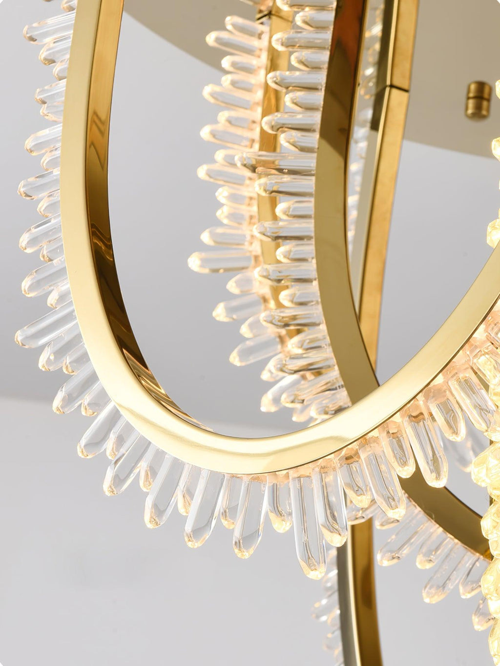 Crystal Strand Ceiling Light