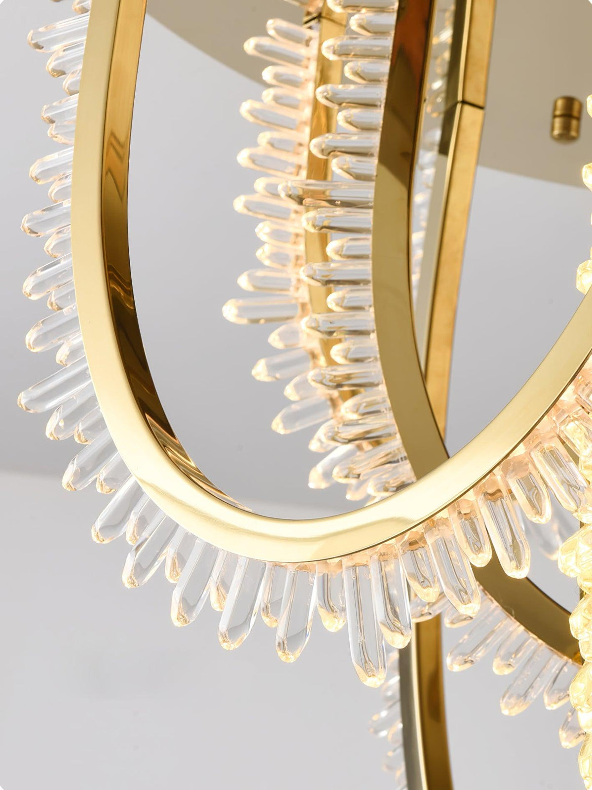 Crystal Strand Ceiling Light