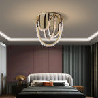 Crystal Strand Ceiling Light