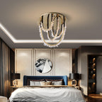 Crystal Strand Ceiling Light