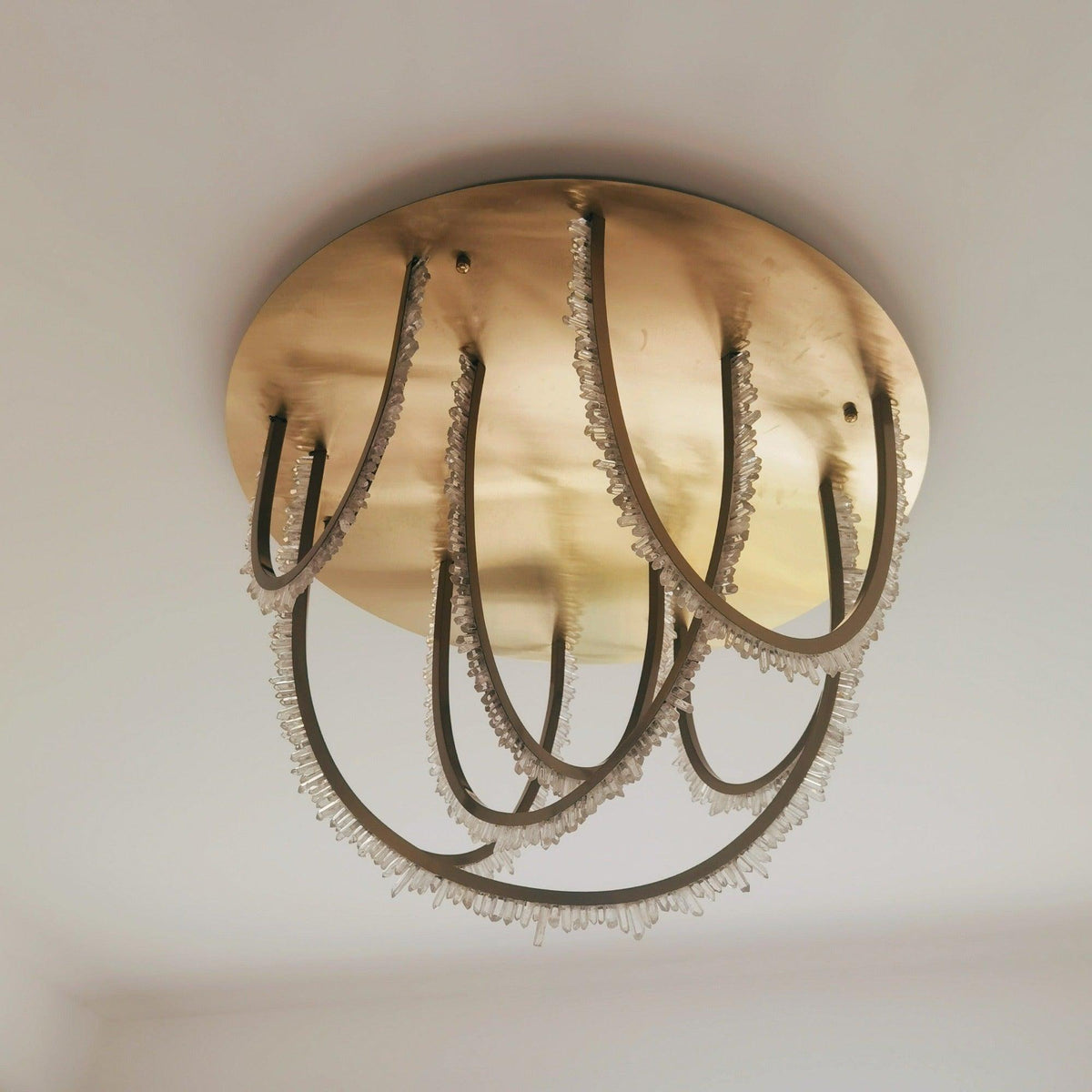 Crystal Strand Ceiling Light