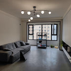 Modern Long Arm Chandelier