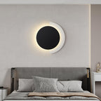 Rounded Abstract Art Sconce