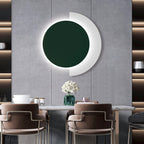 Rounded Abstract Art Sconce