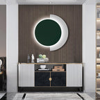 Rounded Abstract Art Sconce