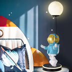 Astronaut and Planet Lamp