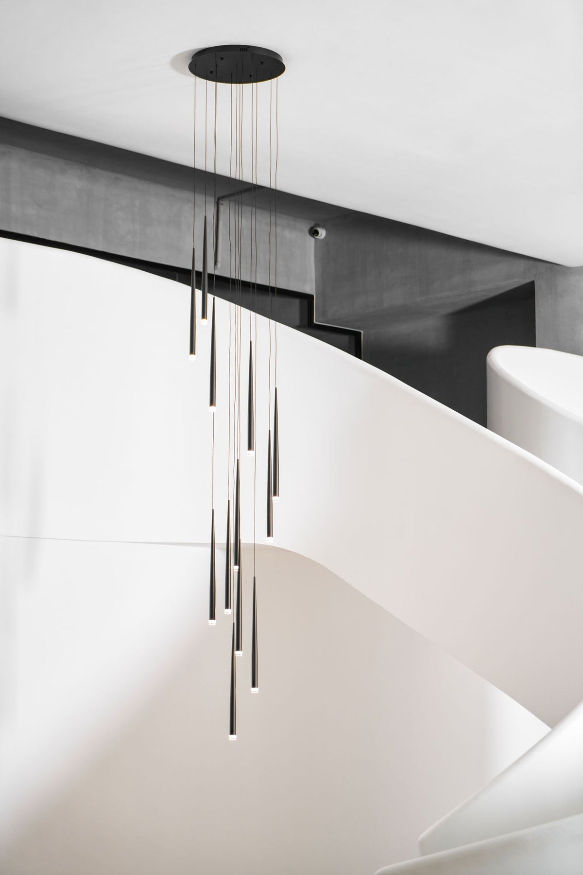 Slender Cone Chandelier
