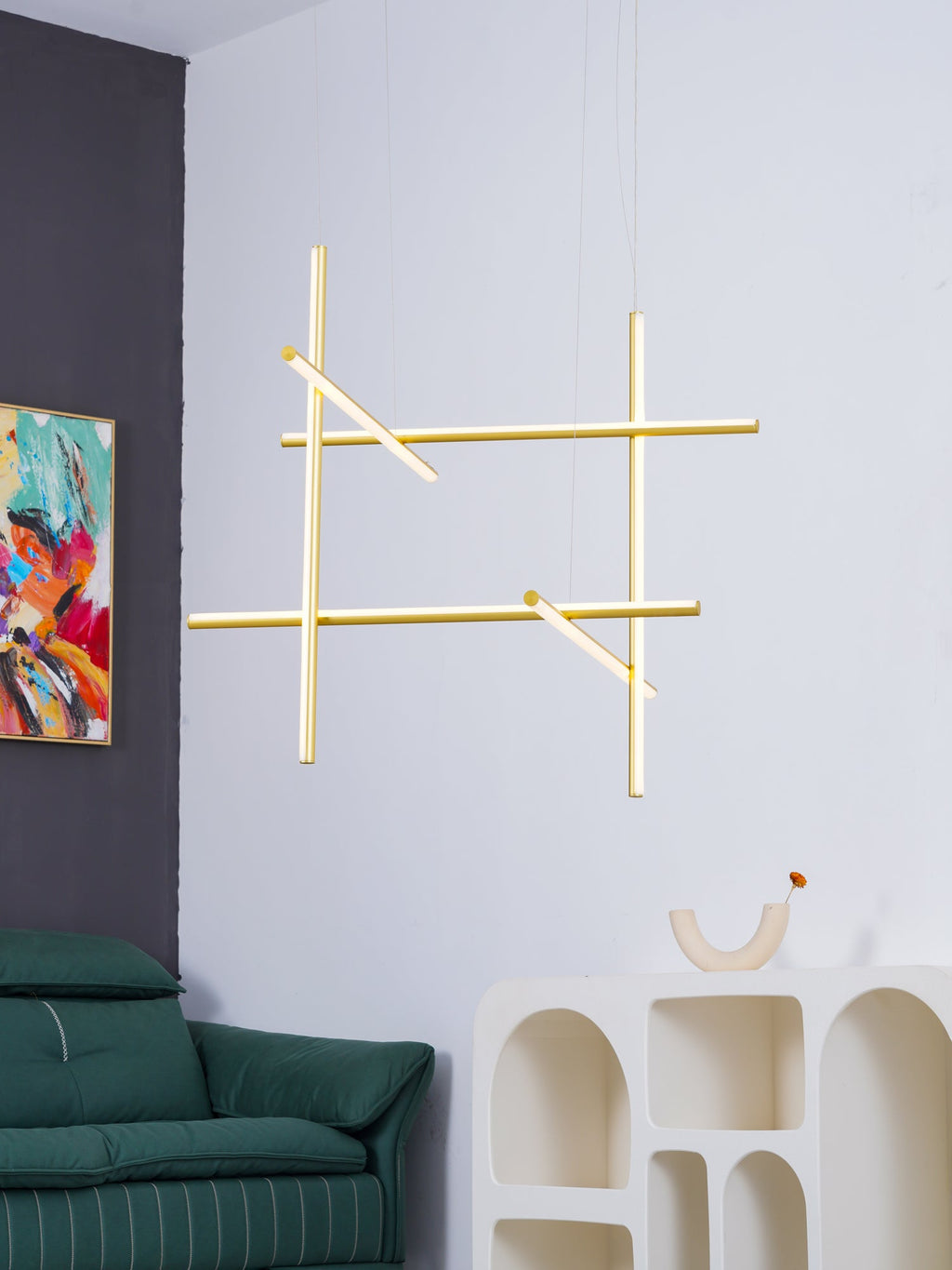Gridline Linear Chandelier