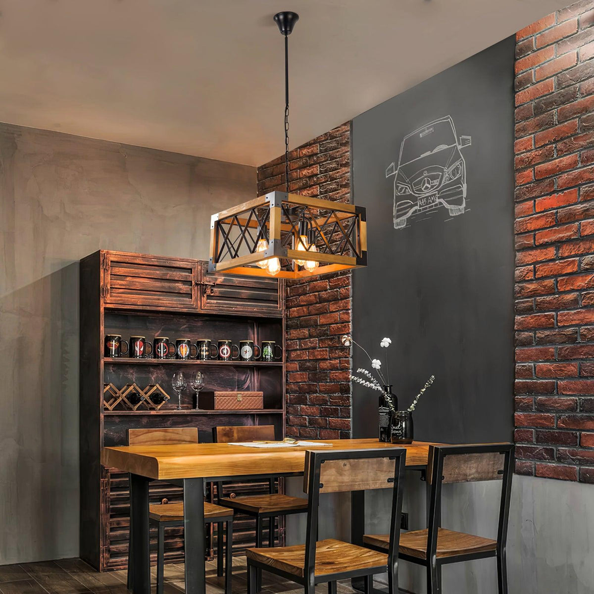 Kitchen Island Rectangle Chandelier