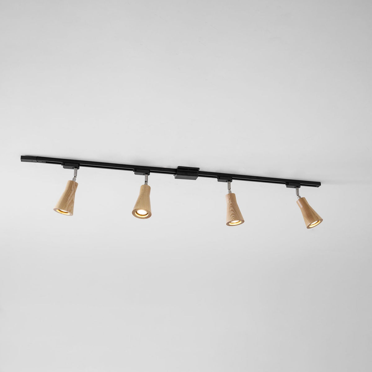 Wood Track Ceiling Lamp