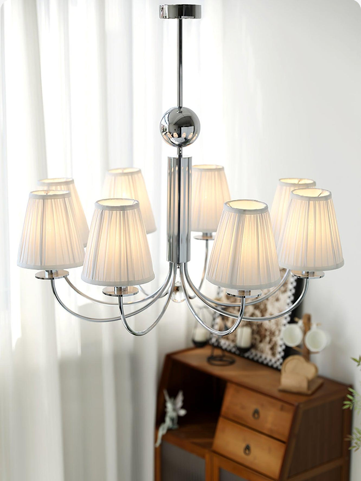 Simplicity Chrome Chandelier