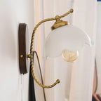 Milky Flower Wall Light