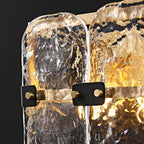 Massive Glass Wall Sconces