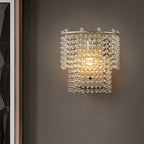 Crystal Waterfall Wall Light
