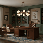 Bubbles Brass Ring Chandelier