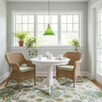 Green Bell Pendant Light