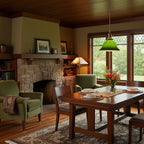 Green Bell Pendant Light