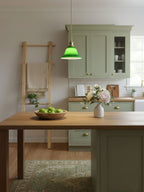 Green Bell Pendant Light