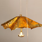Ginkgo Leaf Spiral Chandelier