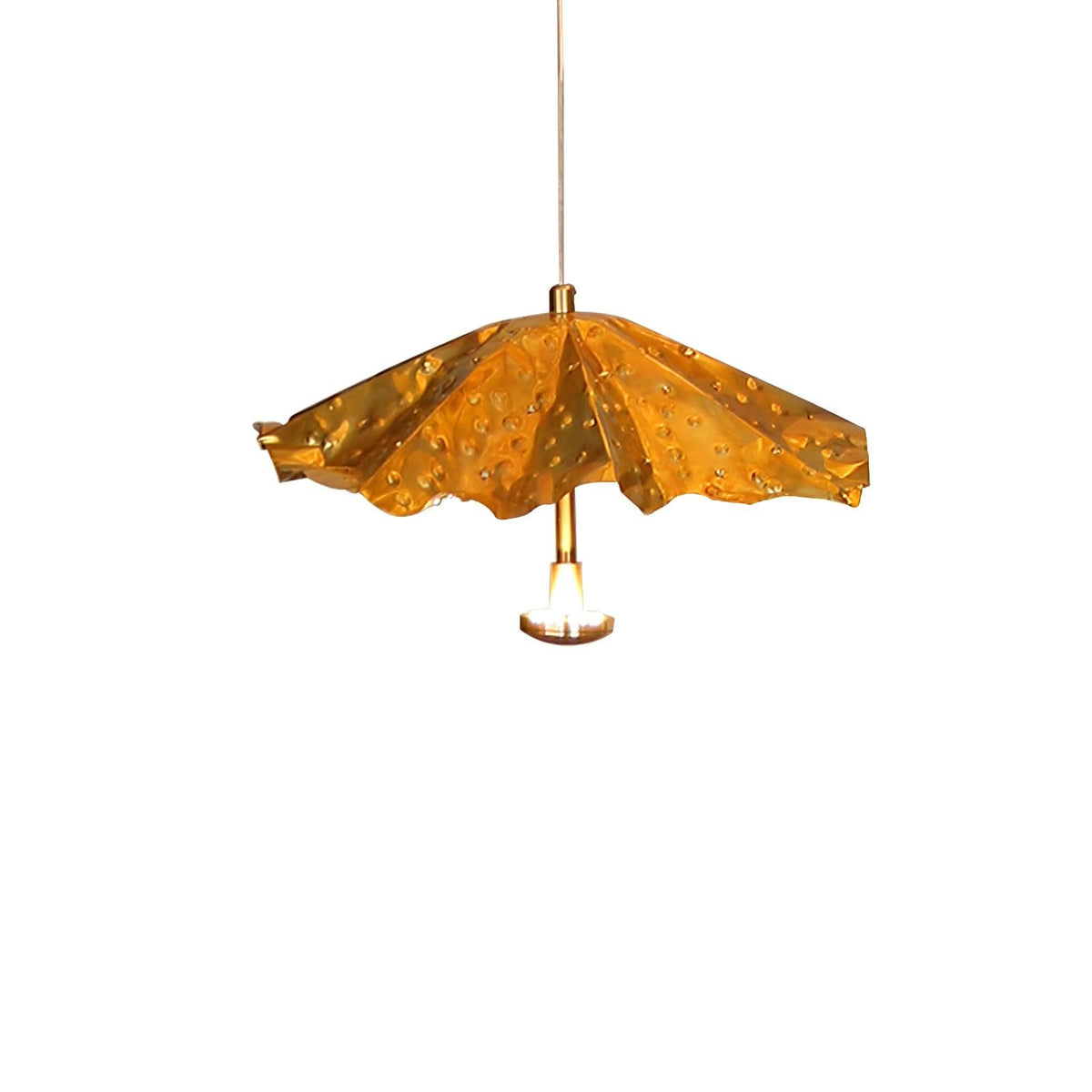 Ginkgo Leaf Spiral Chandelier