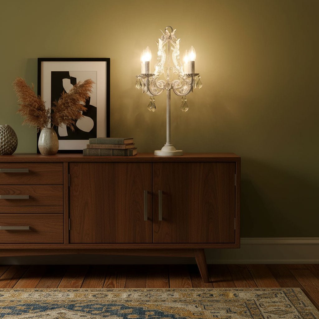 Candle Holder Table Lamp