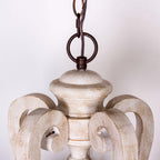 Parrotuncle Wooden Candle Chandelier