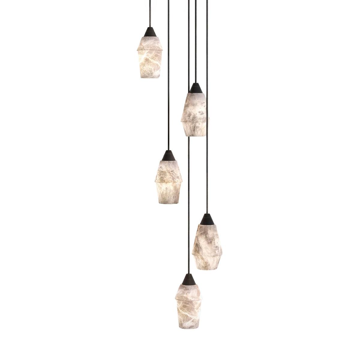 Noira Alabaster Cylinder Pendant Lamp