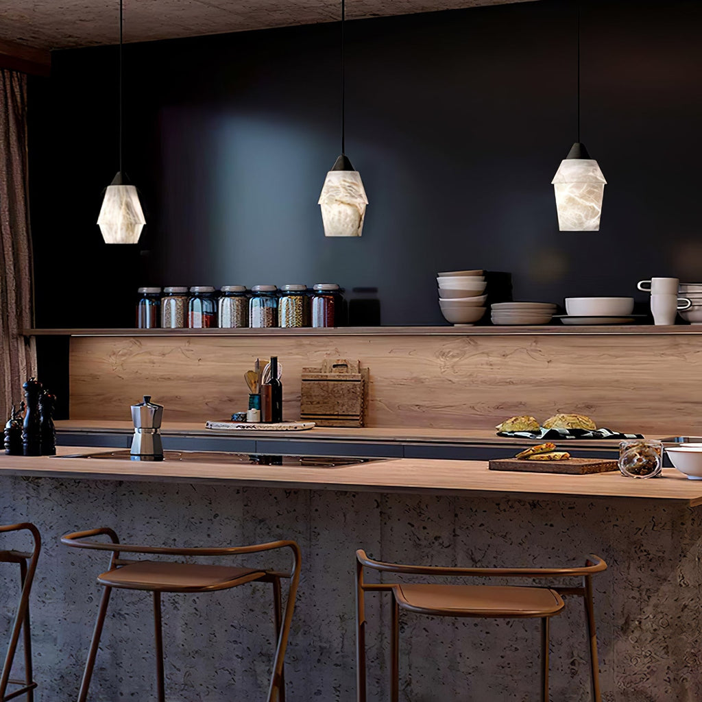 Noira Alabaster Cylinder Pendant Lamp
