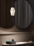 Noira Alabaster Cylinder Pendant Lamp