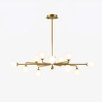 Staggered Glass Globes Chandelier