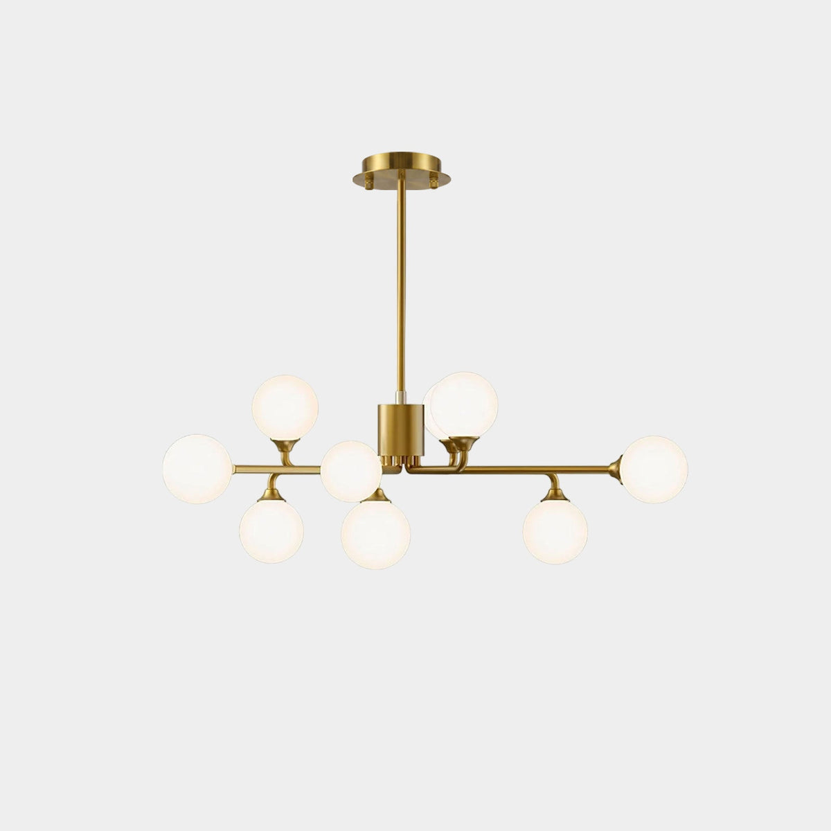 Staggered Glass Globes Chandelier