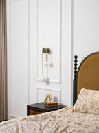 Brass Arc Wall Light