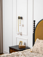 Brass Arc Wall Light
