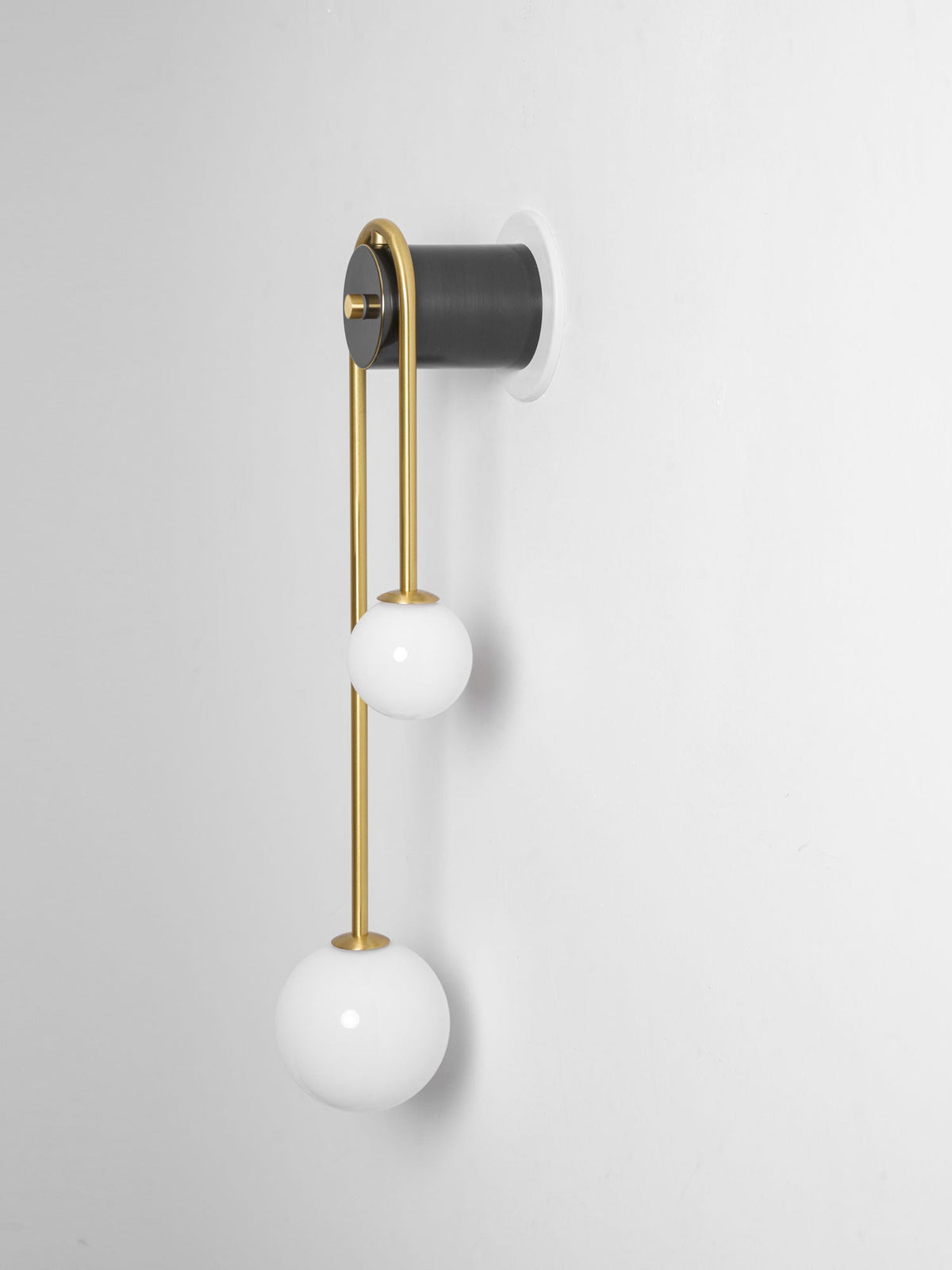 Brass Arc Wall Light