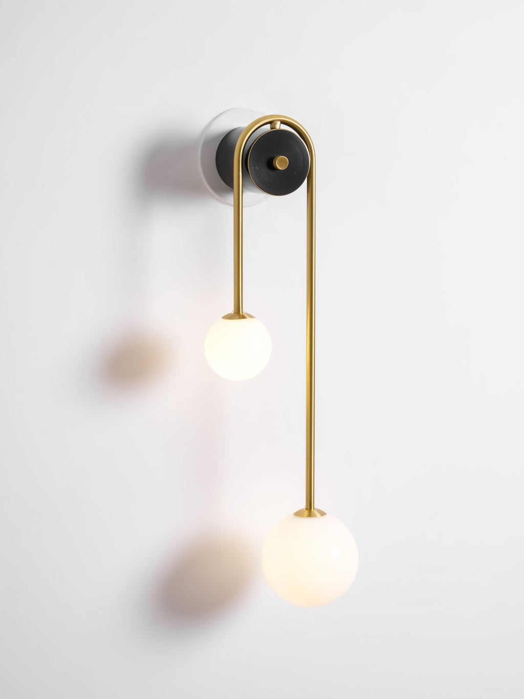 Brass Arc Wall Light