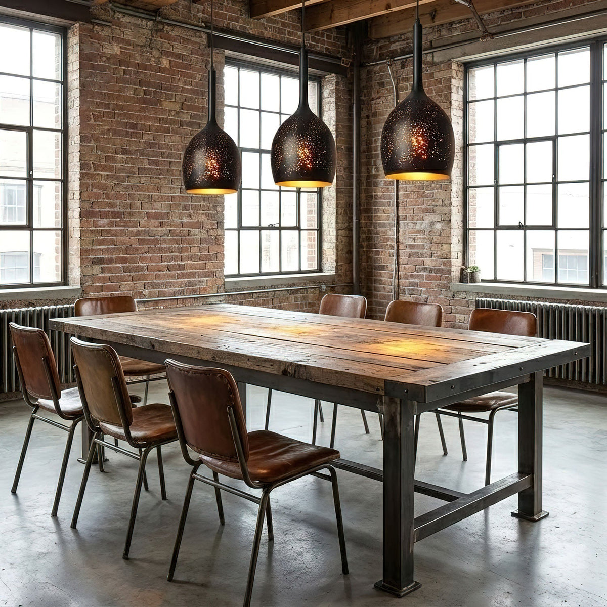 Hollow Industrial Pendant Lamp