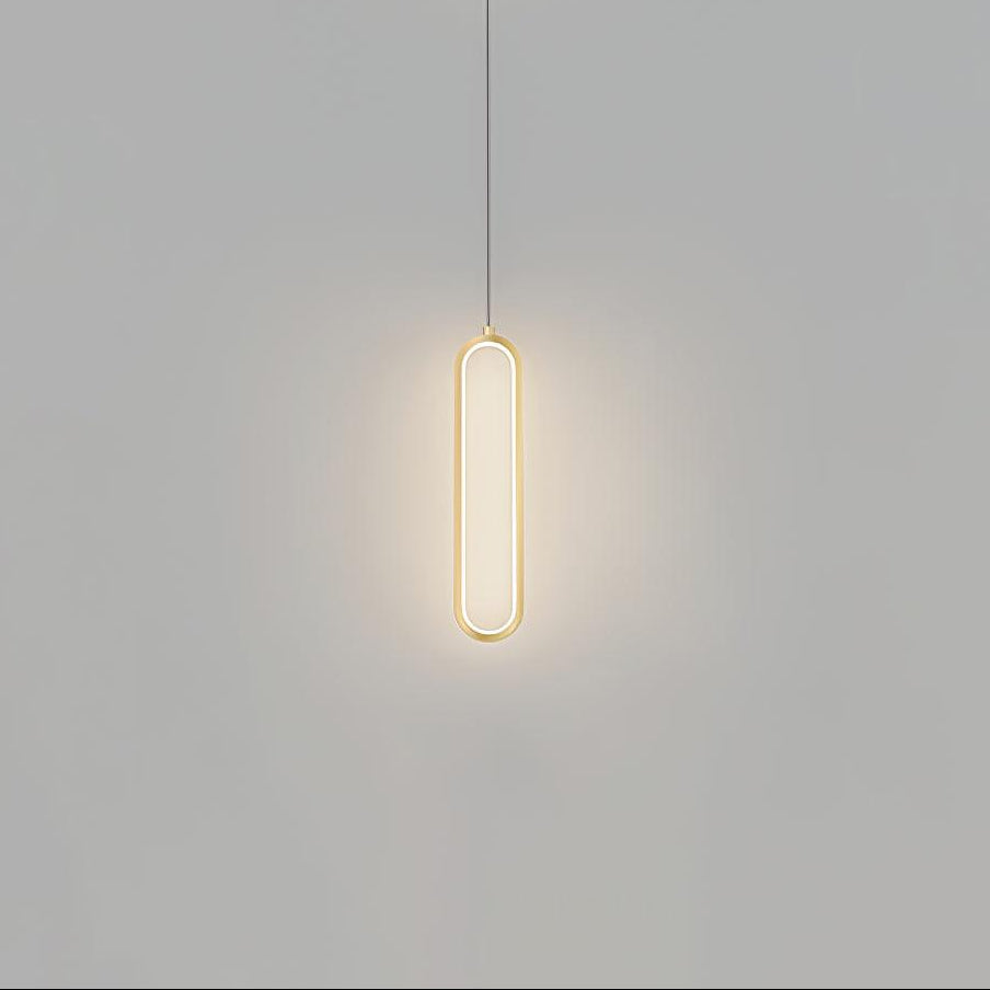 Long Oval LED Pendant Lamp