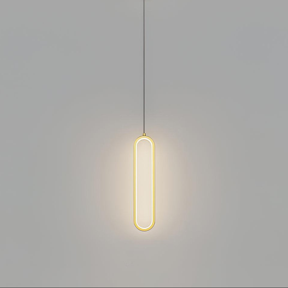 Long Oval LED Pendant Lamp