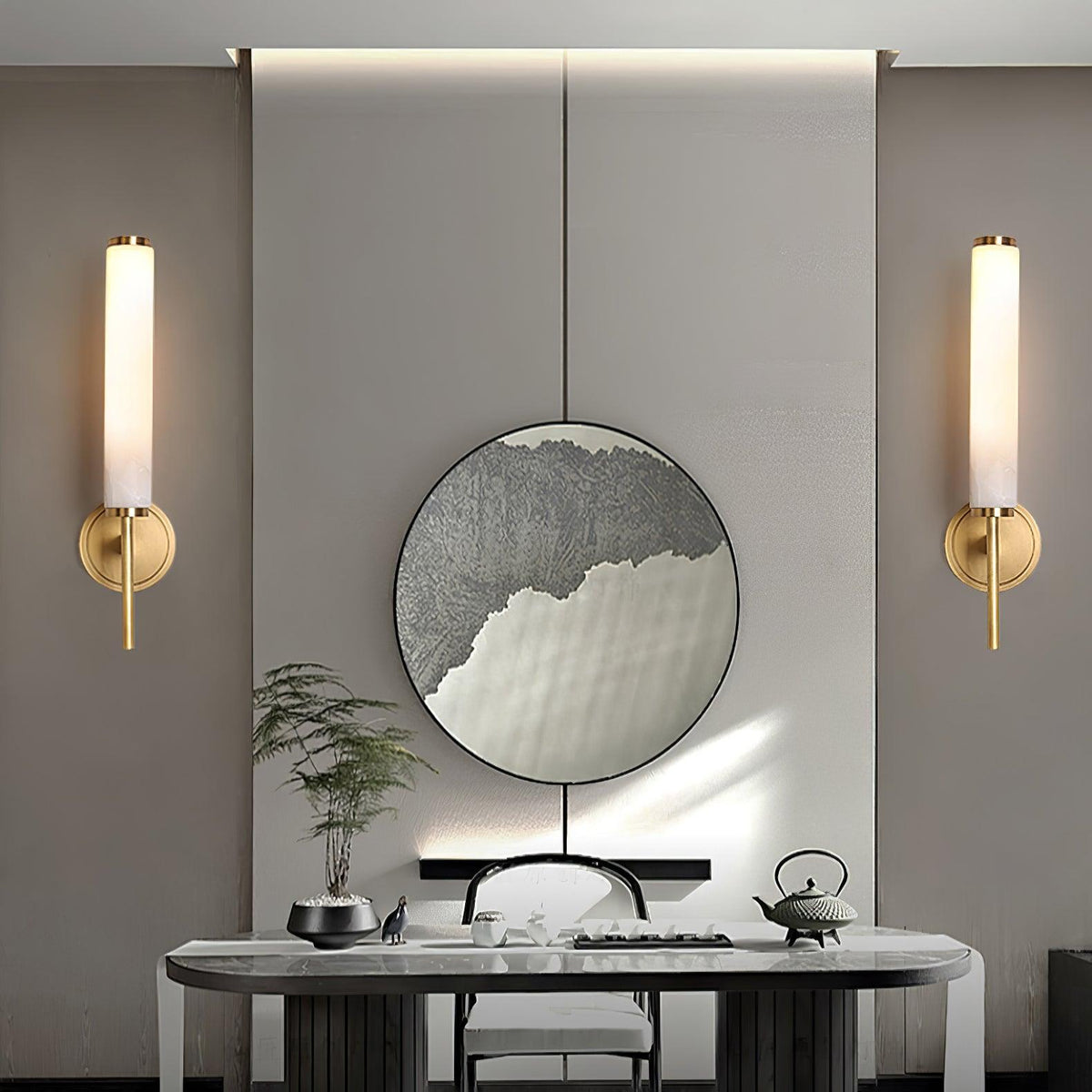Brindisi Alabaster Wall Sconce