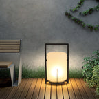 Black Twilight Lantern Table Lamp