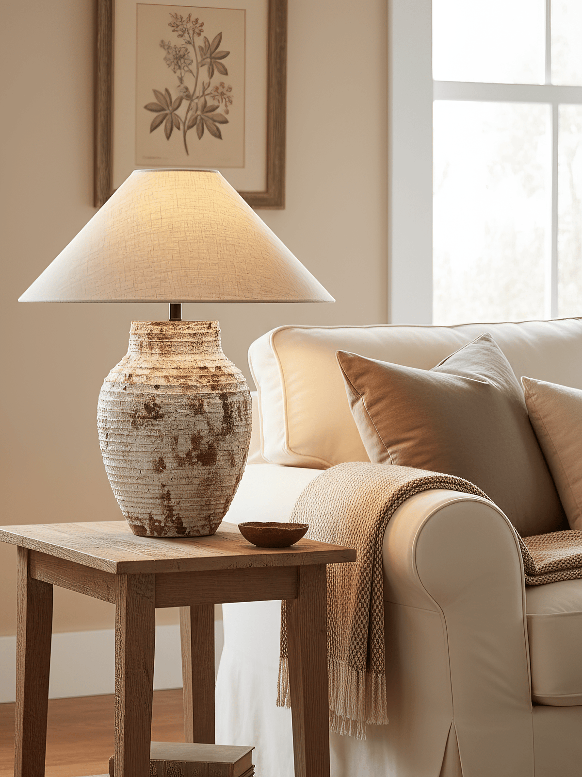 Arden Textured Clay Table Lamp
