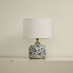 Ebony Vine Ceramic Table Lamp
