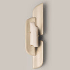 Sculpted Alabaster Wall Sconce