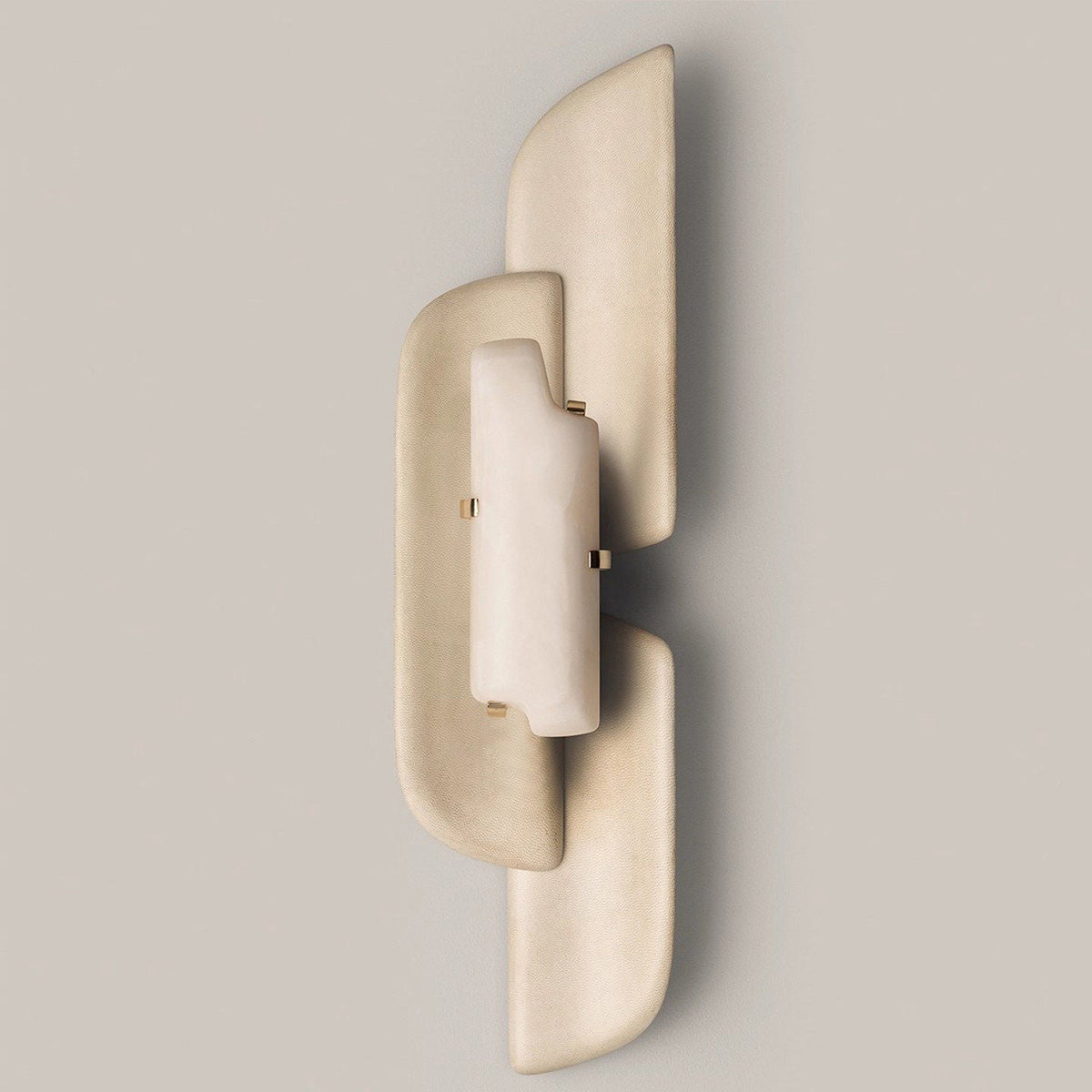 Sculpted Alabaster Wall Sconce