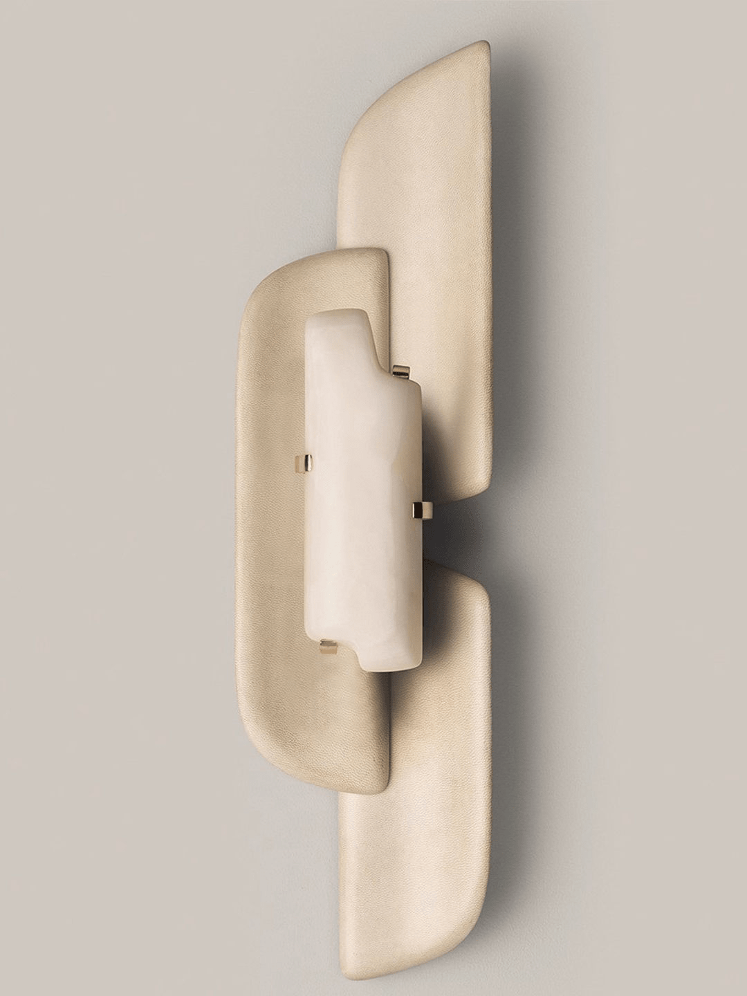 Sculpted Alabaster Wall Sconce