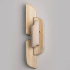Sculpted Alabaster Wall Sconce