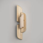 Sculpted Alabaster Wall Sconce