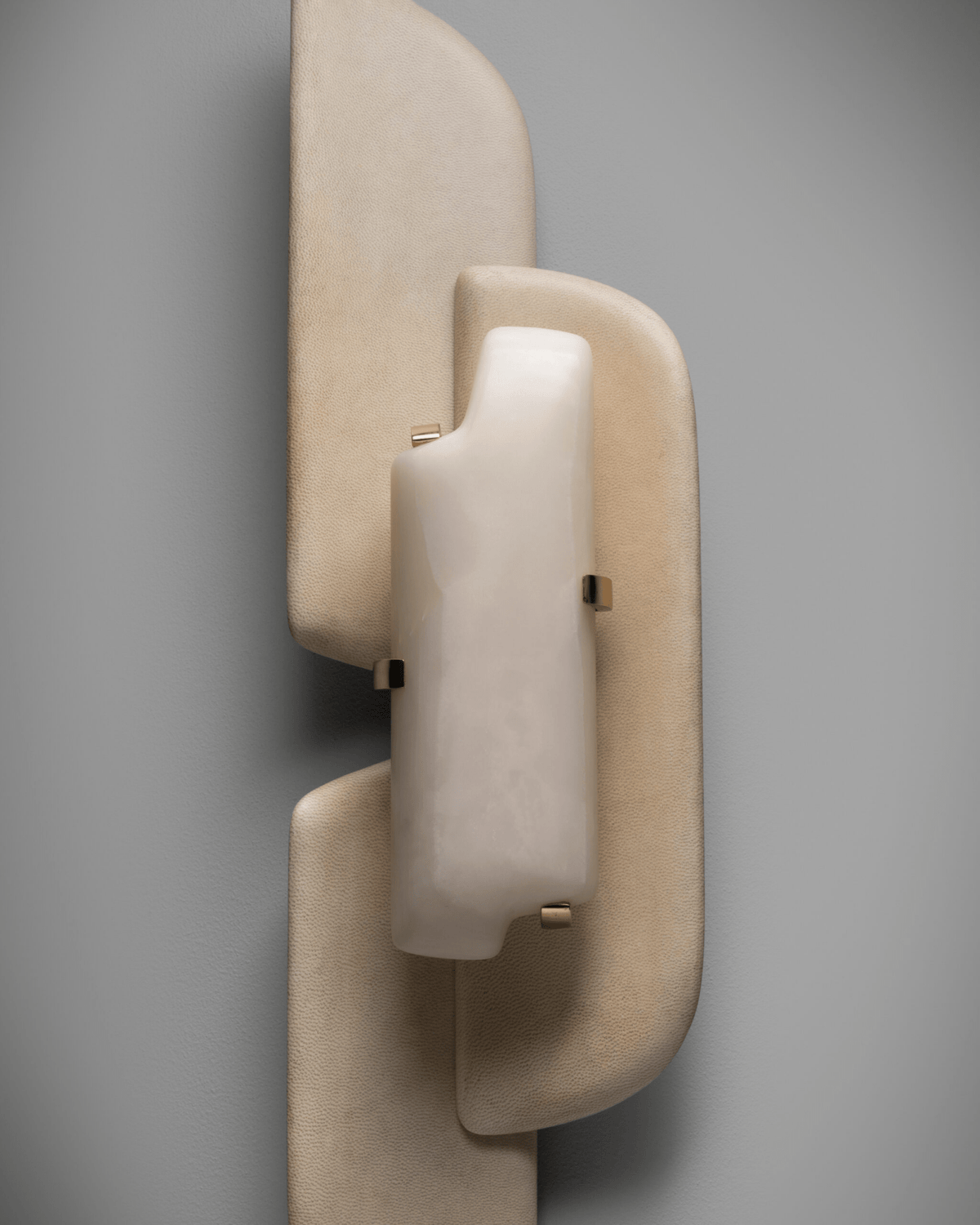 Sculpted Alabaster Wall Sconce