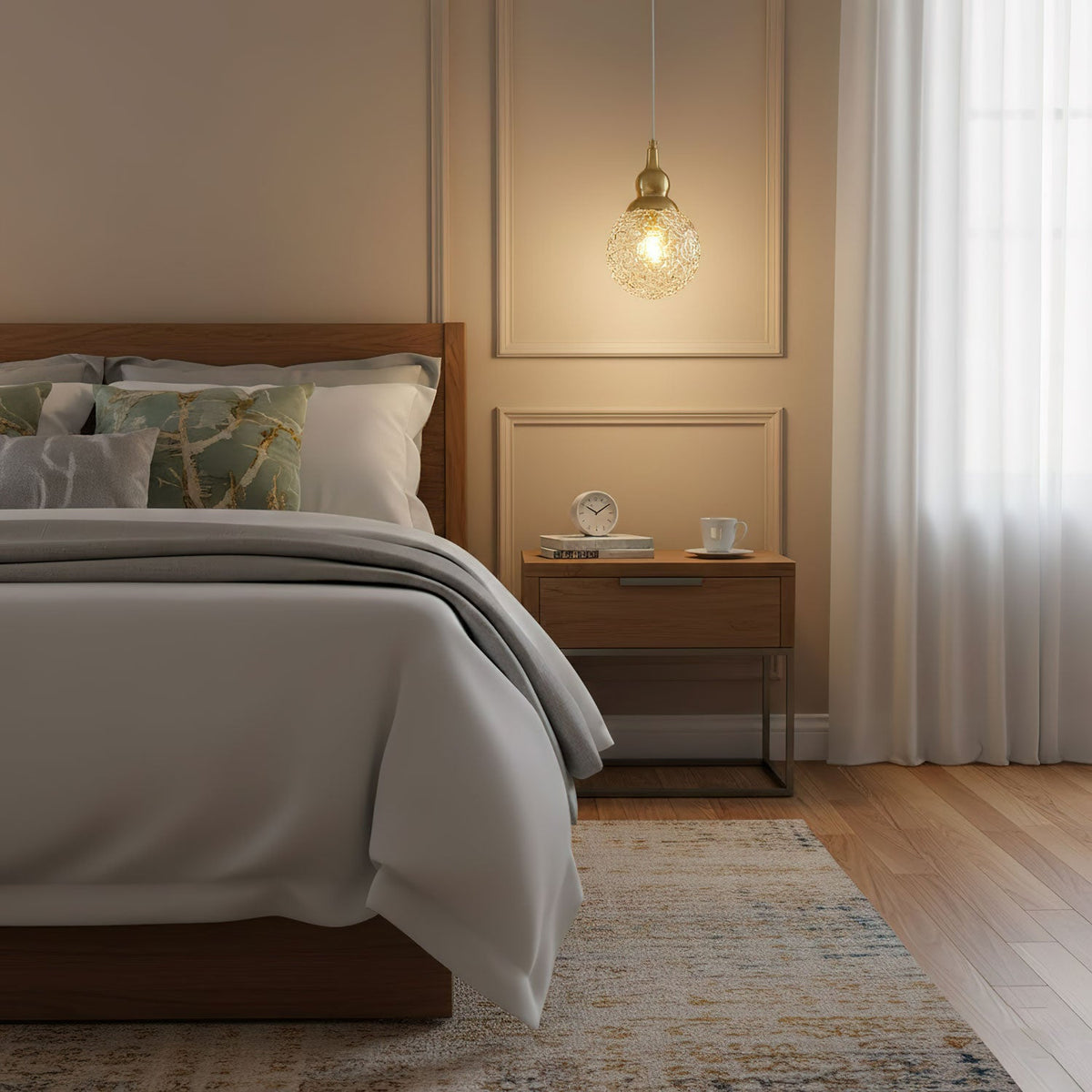 Bella Brass Pendant Light